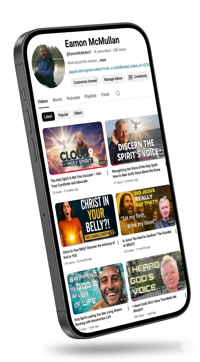Eamon McMullan YouTube channel on mobile